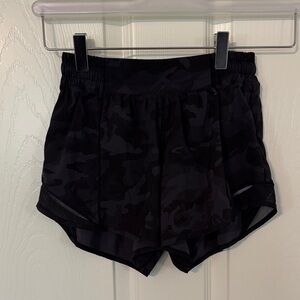 lululemon athletica Black Camouflage Athletic Shorts